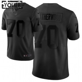 Maillot Las Vegas Raiders Alex Leatherwood 70 Nike Noir 2021 NFL Draft - Enfant